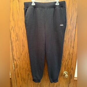 Women's Fila Black Joggers